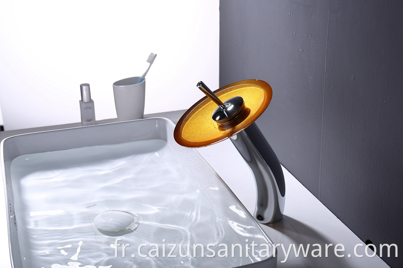 Yellow Single Basin Faucet